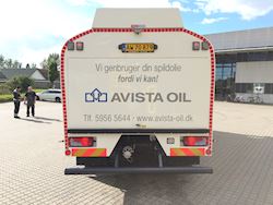 Oliebil til Avista Oil A/S, 
