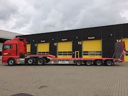 NCC TGX med Fliegl trailer, 