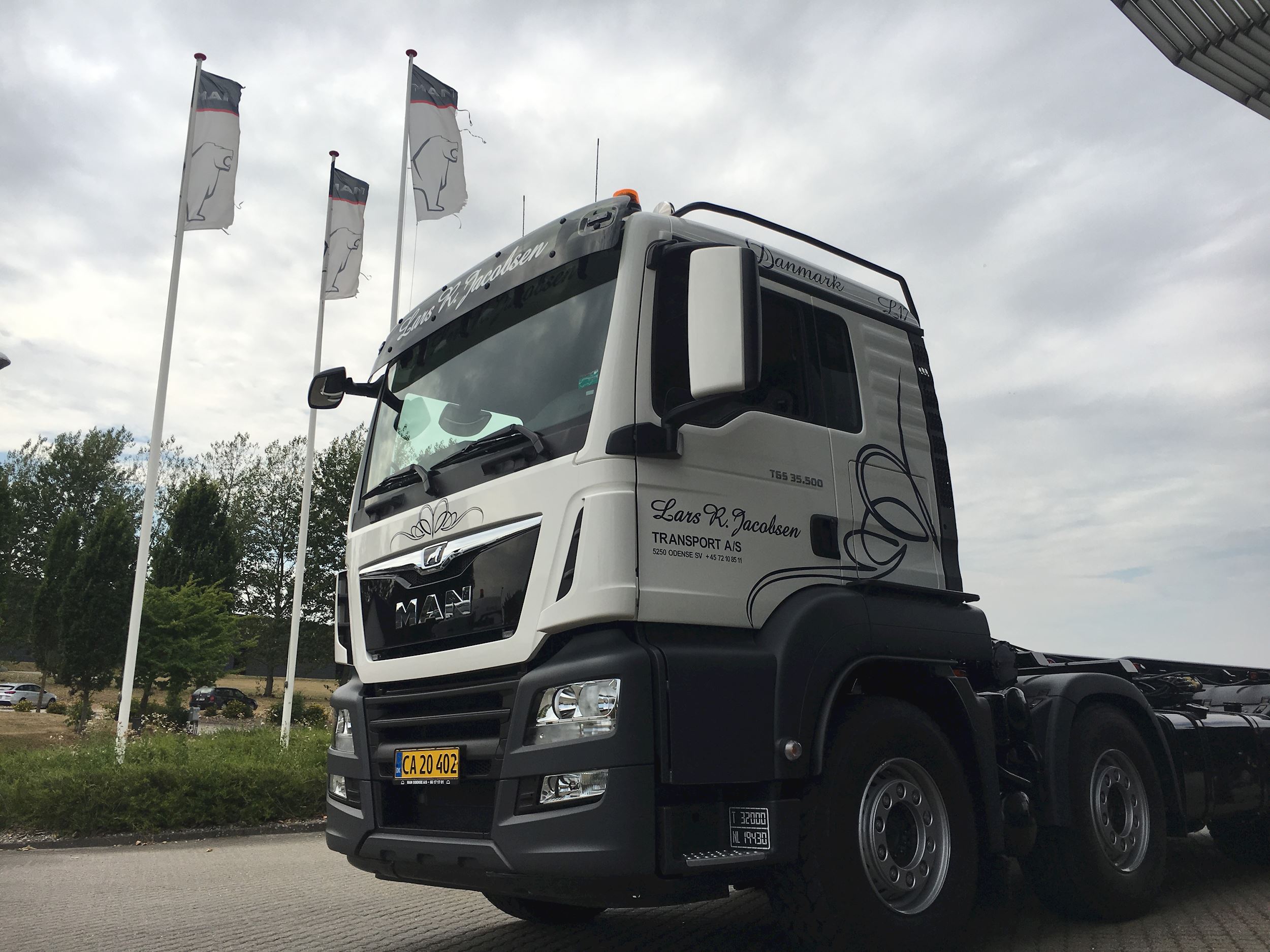 Ny MAN TGS 35.500 til Lars R. Jacobsen Transport A/S 2