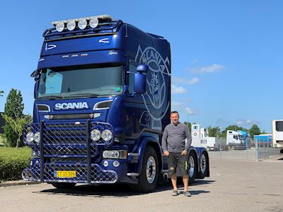 Brugt Scania R580 til entreprenørforretningen J.Rasmussen i Ringe