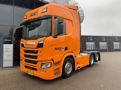 Årets sidste levering til Munck Asfalt en brugt Scania R580 