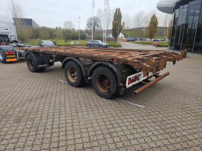Bild 3 - NOPA 3 Vejs tip / Kipper / Tipper Behältertransportanhänger