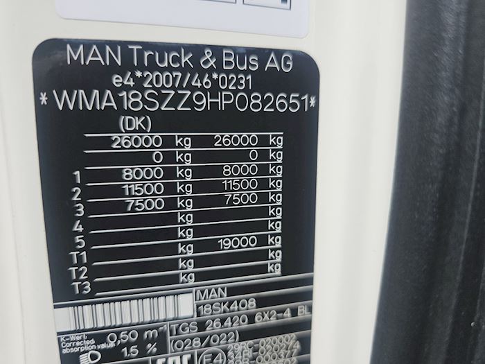 Billede 27 - MAN TGS 26.420 Lukket kasse