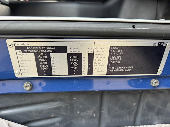 Billede 51 - Scania Scania R450 6X2-4 Knæklad