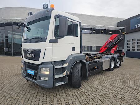 MAN TGS 26.400 6X2-4, Abroller/Kran
