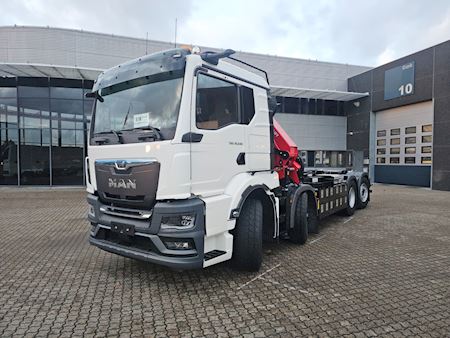 MAN TGS 35.540 8X2H/6, Hejs/kran