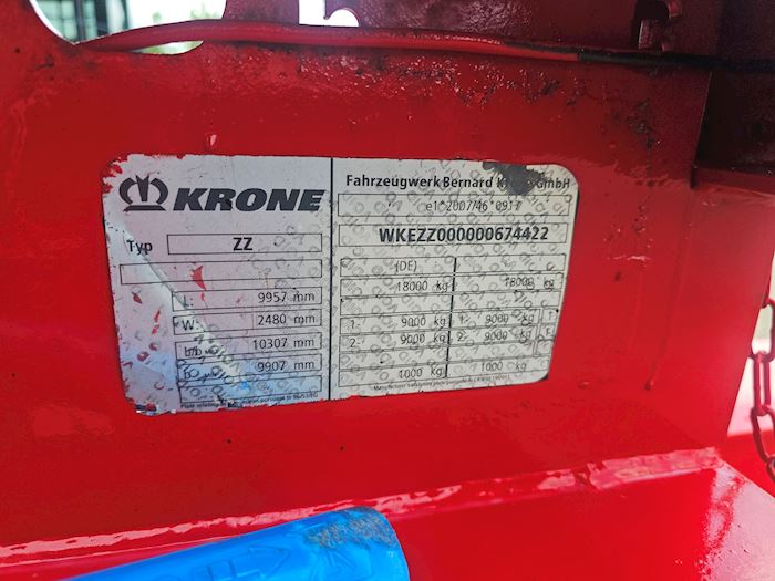 Billede 8 - Krone 2 Aksl. Kærre Veksellad/Container