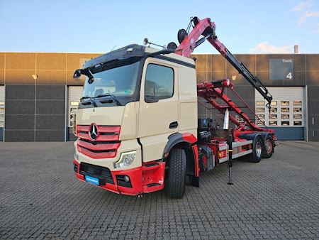 Mercedes Benz Actros 2545, Abroller/Kran