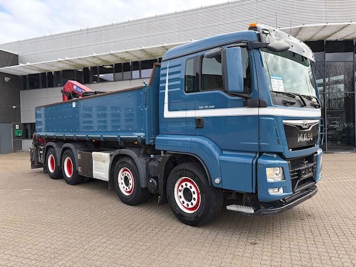 Billede 2 - MAN TGS 35.510 8X4 Tip/kran