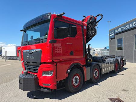 MAN TGX 35.540 8X2H-6 BL CH, Hejs/kran