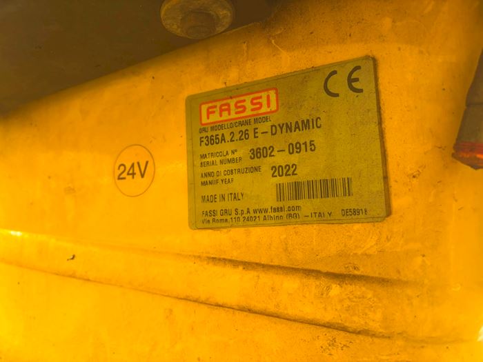Billede 8 - Scania G480 8X2-6 Fassi bj. 2022 Hejs/kran