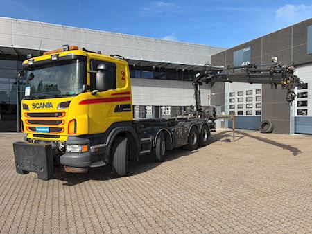 Scania R500 8X4-4, Abroller/Kran